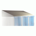 COIFFE INCLINÉE LARGEUR 80 CM POUR VESTIAIRES