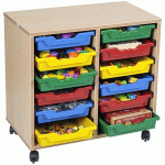 MEUBLE 2 COLONNES LISE HÊTRE - MANUTAN COLLECTIVITÉS