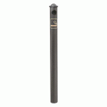 POTELET CENDRIER Ø 76 MM POMMEAU AGORA - ZINC GRIS PROCITY - PROCITY