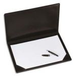 SOUS-MAIN À RABAT - DIMENSIONS 35 X 50 CM - PVC SIMILI CUIR COLORIS NOIR