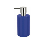 DISTRIBUTEUR DE SAVON CERALMIQUE TUBE BLEU MARINE SPIRELLA BLEU