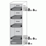 ARMOIRE S-PHOENIX TOUCHLESS-90 S90.196.060.FDAO GRIS - ASECOS