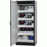 ARMOIRE SÉCURITÉ Q-CLASSIC-30 Q30.195.086.WD GRIS/ROUGE - MANUTAN COLLECTIVITÉS