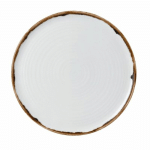 ASSIETTE À PIZZA ROND BLANC PORCELAINE Ø 31,8 CM HARVEST DUDSON