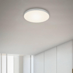 BRILONER PLAFONNIER LED FLAME, Ø 28,7 CM, ARGENTÉ