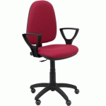 CHAISE AYNA BRAS FIXE ROUE PARQUET - BORDEAUX - PIQUERAS Y CRESPO