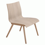 CHAUFFEUSE SCOOP COQUE STRATIFIÉE COLORIS BOIS - MANUTAN COLLECTIVITÉS