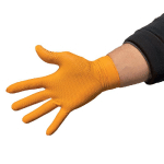 GANTS JETABLES NITRILE ORANGE TAILLE 7, BOITE DE 50