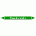 LOT DE 3 - MARQUEUR TUYAUTERIE - CIRCUIT PRIMAIRE - VINYLE LAMINÉ 355 X 37 MM