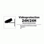 PANNEAU VIDÉOPROTECTION 24H/24H
