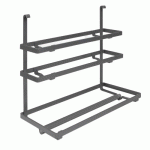 PORTE-ROULEAU DE CUISINE EN ACIER FINITION TITANE - GRIS ANTHRACITE EMUCA