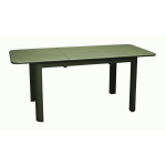 TABLE EN ALUMINIUM AVEC ALLONGE EOS 130-180 CM - VERT