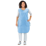 TABLIER-CHASUBLE BLEU CIEL TAILLE UNIQUE