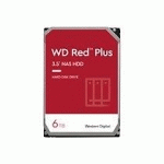 WD RED PLUS NAS HARD DRIVE WD60EFZX - DISQUE DUR - 6 TO - SATA 6GB/S