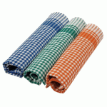 LOT DE 36 SERVIETTES DE TABLE, COLORIS ANIS - MANUTAN COLLECTIVITÉS