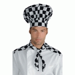 TOUR DE COU CUISINE NOIR ET BLANC SCACCO