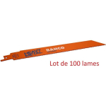 LOT DE 10 LAMES SCIE SABRE MÉTAUX LOURDS BAHCO 3940-150-10-HST