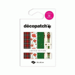 LOT DE 6 - ASSORTIMENT DE 4 PAPIERS FOIL NOËL - SOLDAT CASSE NOISETTE - ASSORTIMENT