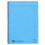 NOTEMAKER EUROPA CAHIER RELIURE INTÉGRALE A4 120 PAGES DÉTACHABLES LIGNÉ - TURQUOISE - LOT DE 10