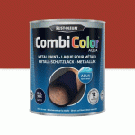 PEINTURE ANTIROUILLE 2 EN 1 COMBICOLOR AQUA ROUGE FEU 0,75L RUST-OLEUM