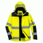 PORTWEST C469 BLOUSON 3-EN-1 PRO HI-VIS JAUNE/NOIR - TAILLE XS
