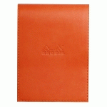 RHODIARAMA PORTE-BLOC AVEC PORTE-CRAYON + BLOC N°13 LIGNÉ - TANGERINE - LOT DE 3