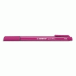 STYLO FEUTRE STABILO POINT MAX - POINTE MULTI-FONCTION - CORPS COLORE A RAYURE BLANCHE - ENCRE ROSE