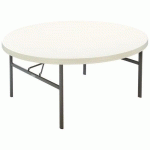 TABLE PLIANTE RONDE HDPE DIAM 152CM