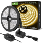 CREA - 12V,10M DIMMABLE LED STRIP,WARM WHITE 3000K 600 LEDS,WITH DIMMER