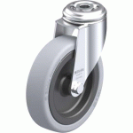 BLICKLE - ROULETTE PIVOTANTE Ø 125MM BANDAGE CAOUTCHOUC SBR 120KG - LKRA-VPA 126G