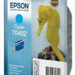 CARTOUCHE IMPRIMANTE JET D'ENCRE CYAN EPSON T0482 - C13T048240