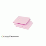 LOT DE 2 - PAQUET DE 25 CARTES PLIÉES POLLEN 110X110MM 210G/M2 - ROSE DRAGÉE