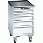 ARMOIRE BLANC PUR 411X572X723 AVEC 5 TIR. 75KG _ 78.425.110 - LISTA