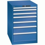 ARMOIRE BLEU GENT. 564X725X850 AVEC 7 TIR. 75KG _ 14.404.090 - LISTA