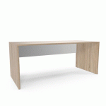 BUREAU VIVA 180 X 80 X 75 CM DESIGN DROIT CHÊNE SONOMA / BLANC