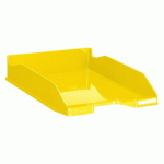 LOT DE 6 - CORBEILLE À COURRIER EXACOMPTA COMBO 2 IDERAMA JAUNE