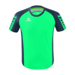MAILLOT ENFANT ERIMA SIX WINGS BLEU-VERT/GRIS