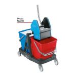 PACK CHARIOT ENTRETIEN DUO RUBBERMAID - CHARIOT ENTRETIEN 2X18L  DUO TOP QUALITÉ RUBBERMAID