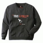 SWEAT À MESSAGE HOMME PSWEAT TAILLE: XXL ANTHRACITE - PARADE
