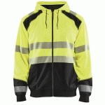 SWEAT ZIPPÉ À CAPUCHE HAUTE-VISIBILITÉ TAILLE 4XL - BLAKLADER