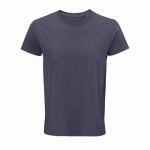 TEE-SHIRT PERSONNALISABLE COTON ORGANIQUE BIO JERSEY 150 GRIS SOURIS