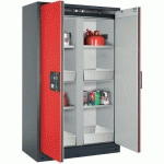 ARMOIRE SÉCURITÉ Q-CLASSIC-90 Q90.195.120.MM GRIS/ROUGE