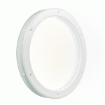 HUBLOT DE PORTE ROND BLANC