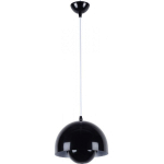 PRIVATEFLOOR - LAMPE DE PLAFOND DESIGN - SUSPENSION - VASE NOIR - ACIER - NOIR