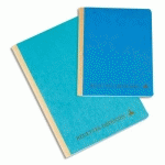 PIQÛRE RECETTES/DÉPENSES FORMAT A5 22X17CM 80 PAGES. COLORIS ASSORTIS - LOT DE 2