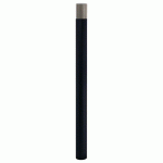 POTELET HAUTE VISIBILITÉ Ø 76 MM INOX BROSSÉ ZINC NOIR 9005 - PROCITY