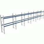 RACK 1 DÉPART + 5 SUIVANTS LXLXH 2700X17100X3500 800KG 2 NIV - BITO