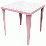 TABLE RÉUNION ENSEMBLE CONFETTIS /BUBBLE GUM - LALALA
