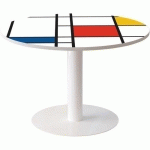 TABLE RONDE Ø 115 CM EASY OFFICE PLATEAU DÉCOR DESIGN - MEET BY PAPERFLOW