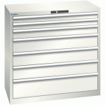 ARMOIRE BLANC GRIS 1023X572X1000 AVEC 7 TIR. 75KG - LISTA